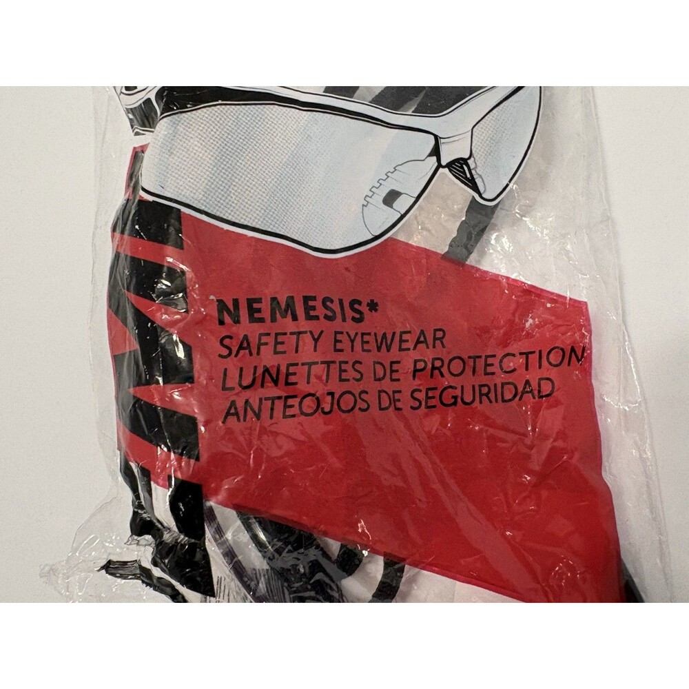 Nemesis Safety Glasses By Jackson Eyewear Clear Lenses With Black Frames